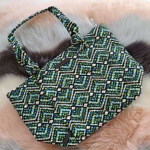 VERA BRADLEY Hadley East West Tote in Rain Forest